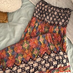 Vintage Angie strapless maxi dress size small